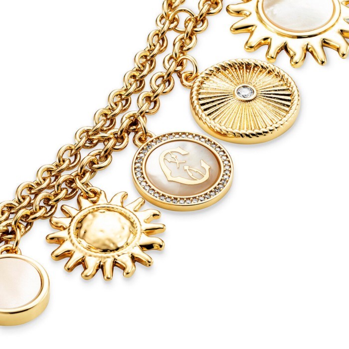CHARRIOL สร้อยข้อมือ 06-464-1274-0 Bracelet - Yellow Gold Plated Over Brass - Sunflare