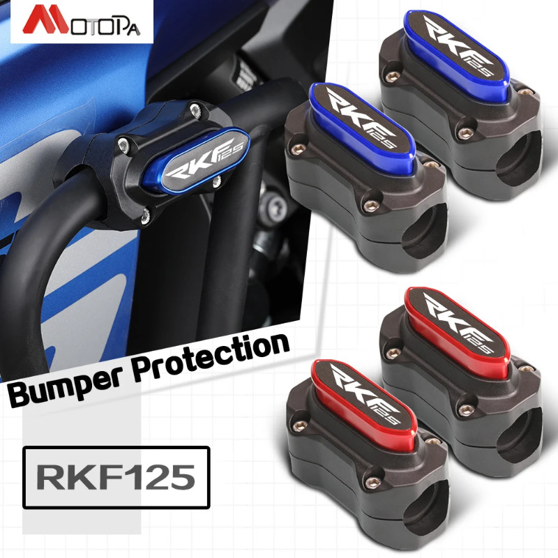 For Keeway RKF 125 RKF125 2018-2024 Motorcycle RKF125 CNC Bumper Trim Block Engine Protection (Exte