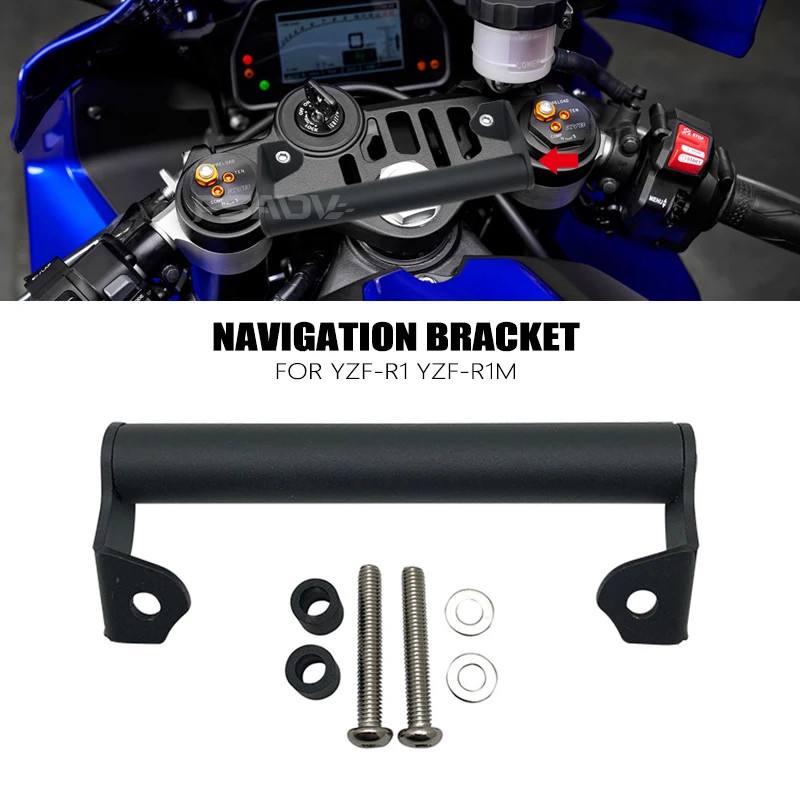 YZF-R1 SMART PHONE GPS Navigation Adapt Holder Bracket For Yamaha YZF-R1M YZFR1 YZF R1 M 2015-2023