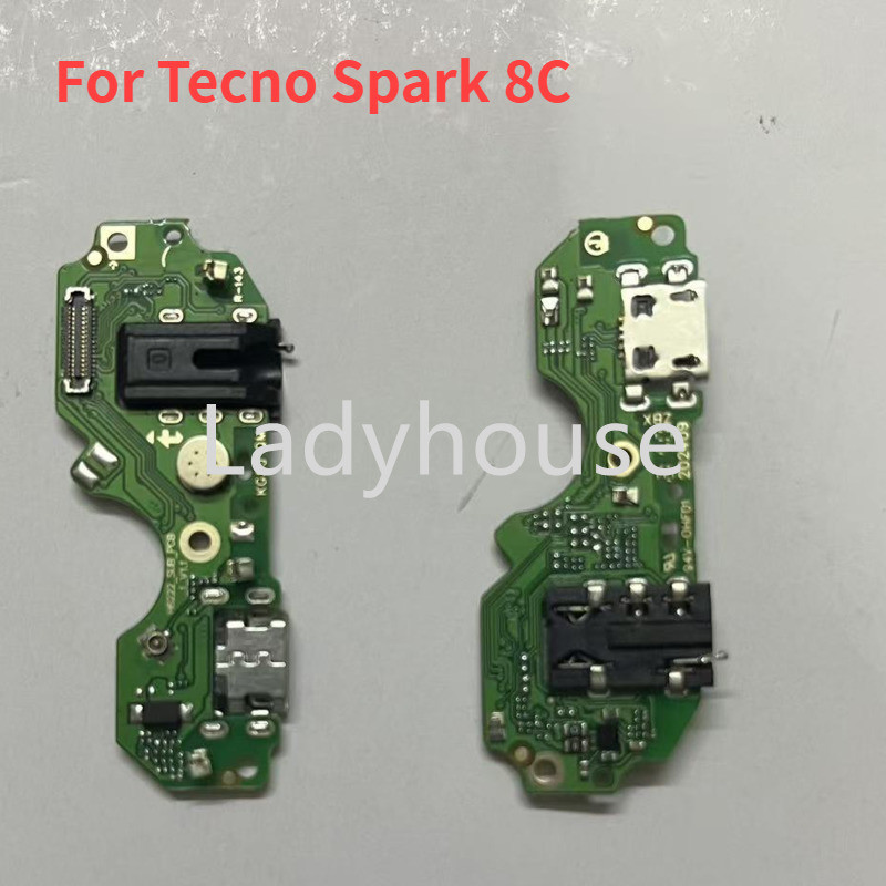ใหม่ 1-5pcs ชาร์จสําหรับ Tecno Spark 2 3 4 5 6 7 8 8C 8P Go Air Pro KC6 KF6 KE7 USB ชาร์จพอร์ต Dock 