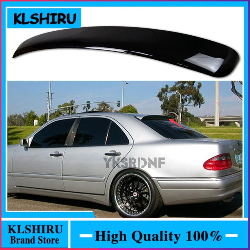 For Benz W210 Spoiler 1996-2002 W210 E-class E200 E260 E55 E63 Carbon Fiber Material Car Rear Tail