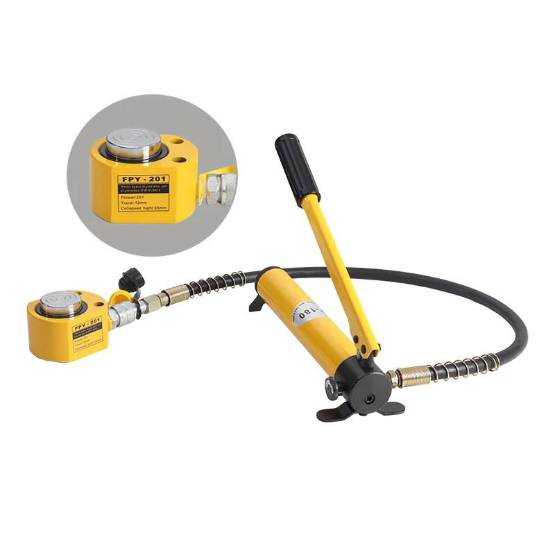 FPY-201 Electric Separated Ultra-Thin Hydraulic Lifting Jack Portable Electric Hydraulic Jack with