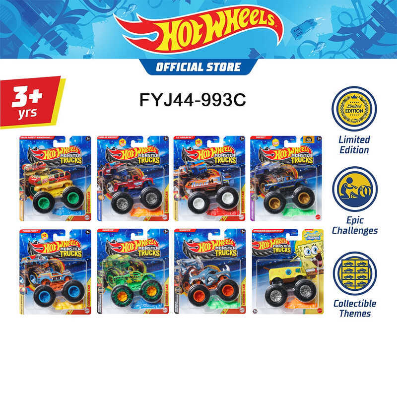 Die-cast - รถบรรทุกมอนสเตอร์ล้อร้อน 1:64 Scale FYJ44 993C TH