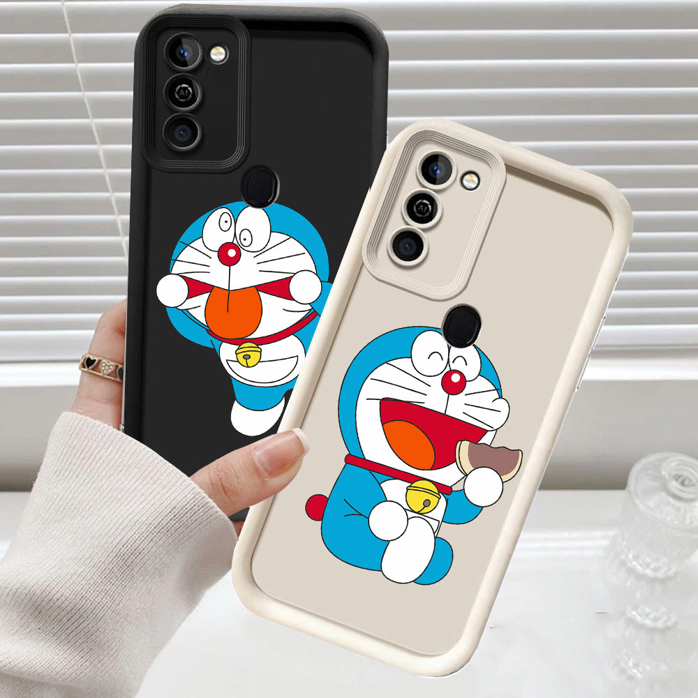 CH56 Doraemon Soft Casing สําหรับ Infinix Smart 10 6 Plus 5 Ram2 Ram3 เคสป้องกัน