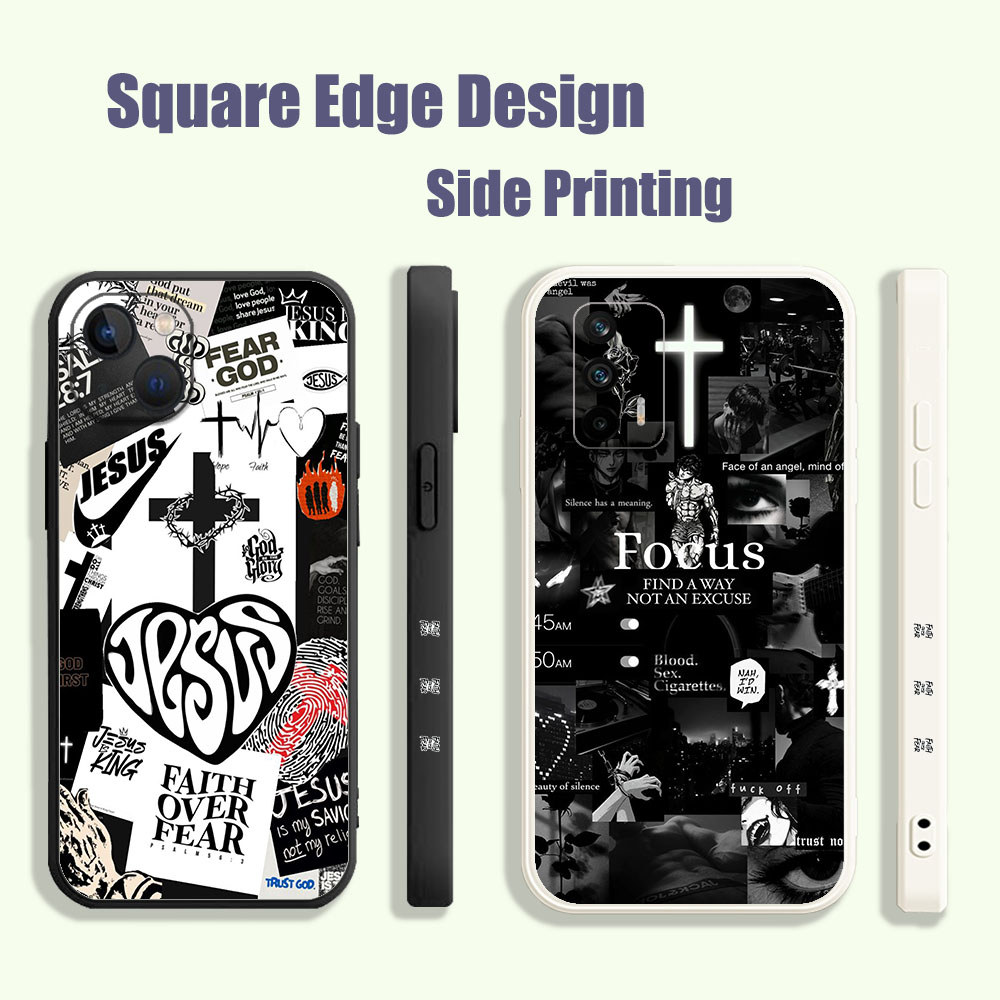 ปลอกสําหรับ Infinix Smart 5 Pro Hot11s NFC หมายเหตุ 10 Pro Hot 9 หมายเหตุ 12 G96 Christian Quotes Fa