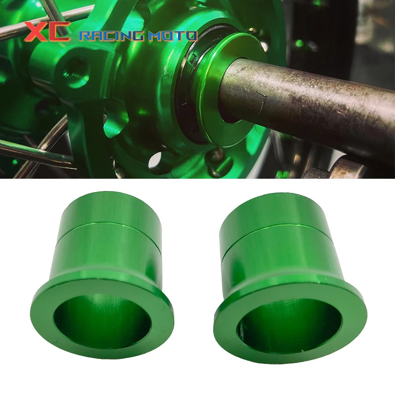 Front Wheel Axle Hub Spacer For Kawasaki KX125 KX250 KX250F KX450F KX 125 250 250F 450F 2006 2007 2