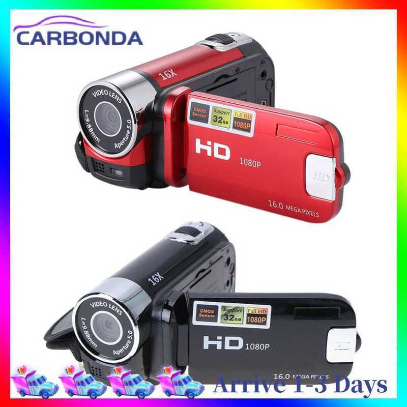 [ลดกระหน่ํา] Digital Video Full HD 1080P 32GB 16x Zoom Mini Camcorder DV Camera [มาถึงใน 1-3 วัน]