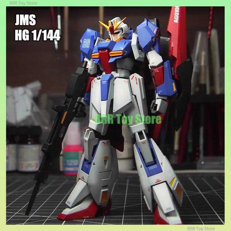 JMS Model HG 1/144 Zeta Assembly Model Kit MSZ-006 Collection Action Figures Robot Figurine Plastic