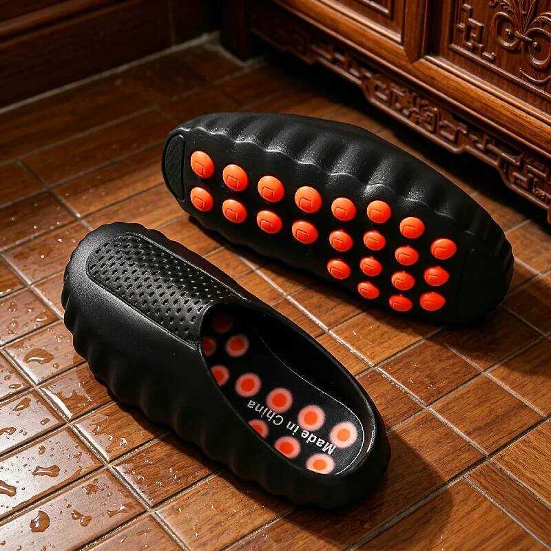 C YUYIN New Men's And Women's Massage Slippers EVA Lightweight Outdoor Slippers Casual Sports Coupl