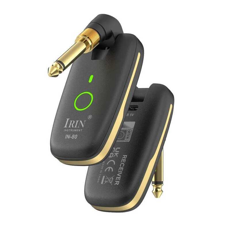 C C IRIN In-80 Guitar Wireless System Transceiver Audio Amplifier Wireless Guitar Transmitter Recei