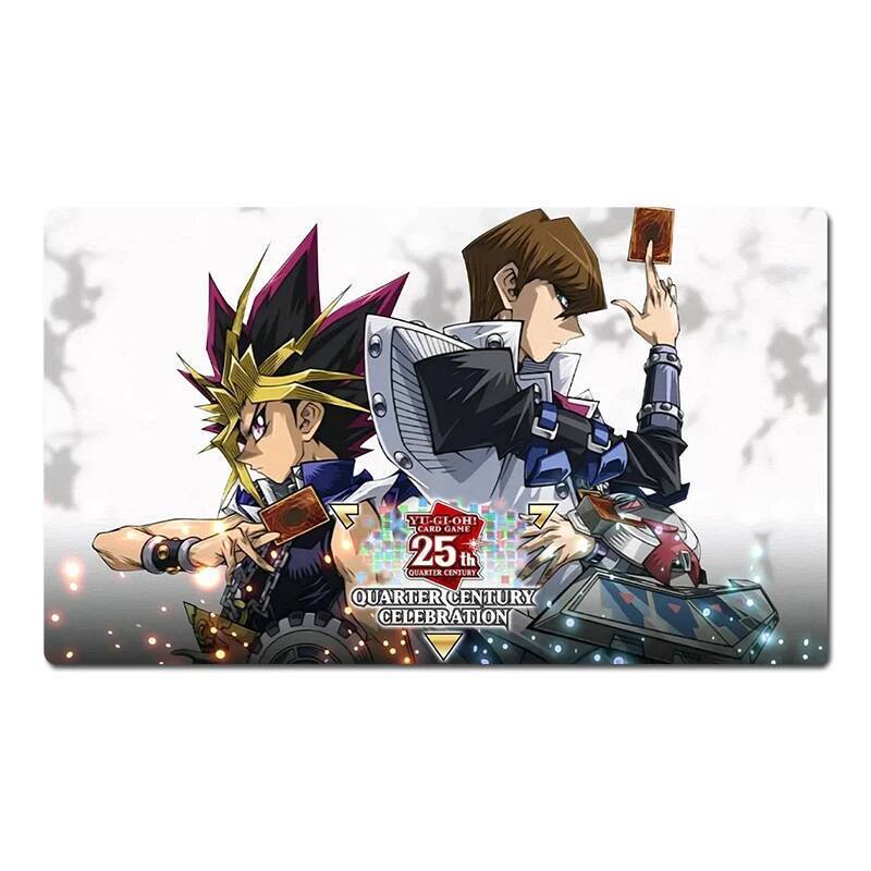 YuGiOh 25th Anniversary Tin TCG CCG Mat Trading Card Game Mat Table Playmat Desk Gaming Play Mat Mou