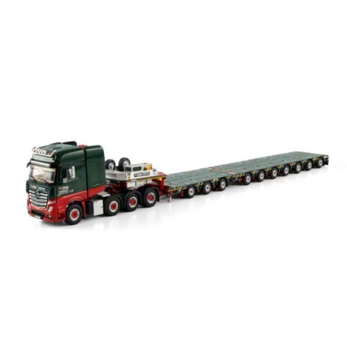 WSI 1: 50 MB MP5 8X4 Flatbed Trailer รุ่น KAHL SCHWERLAST 01-4414