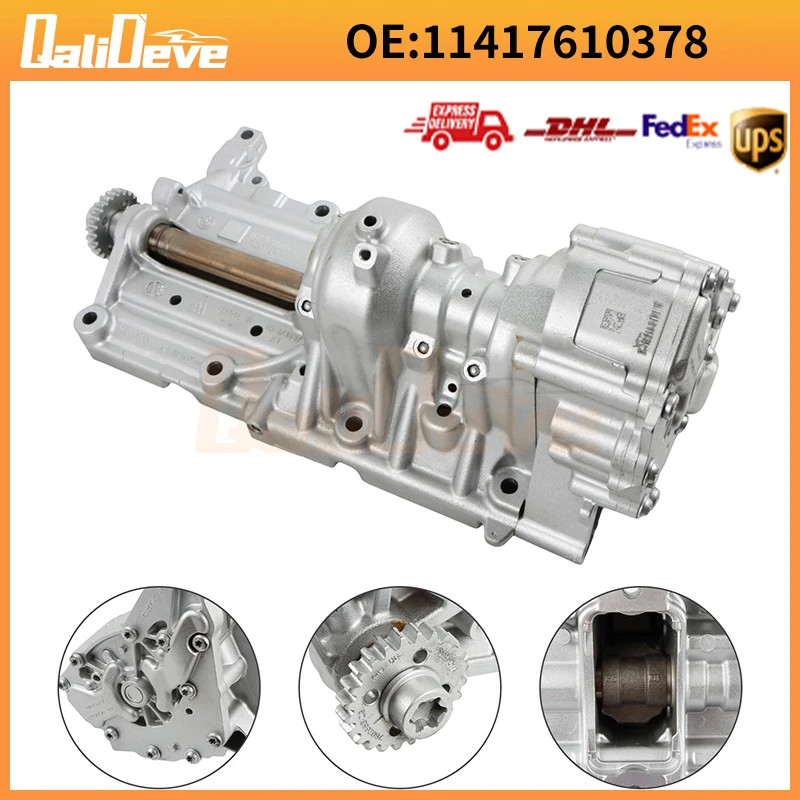 Engine Main Oil Pump with Counter Balance Shaft For BMW X3 X4 X5 Z4 F23 F22 11417610378 11277632111