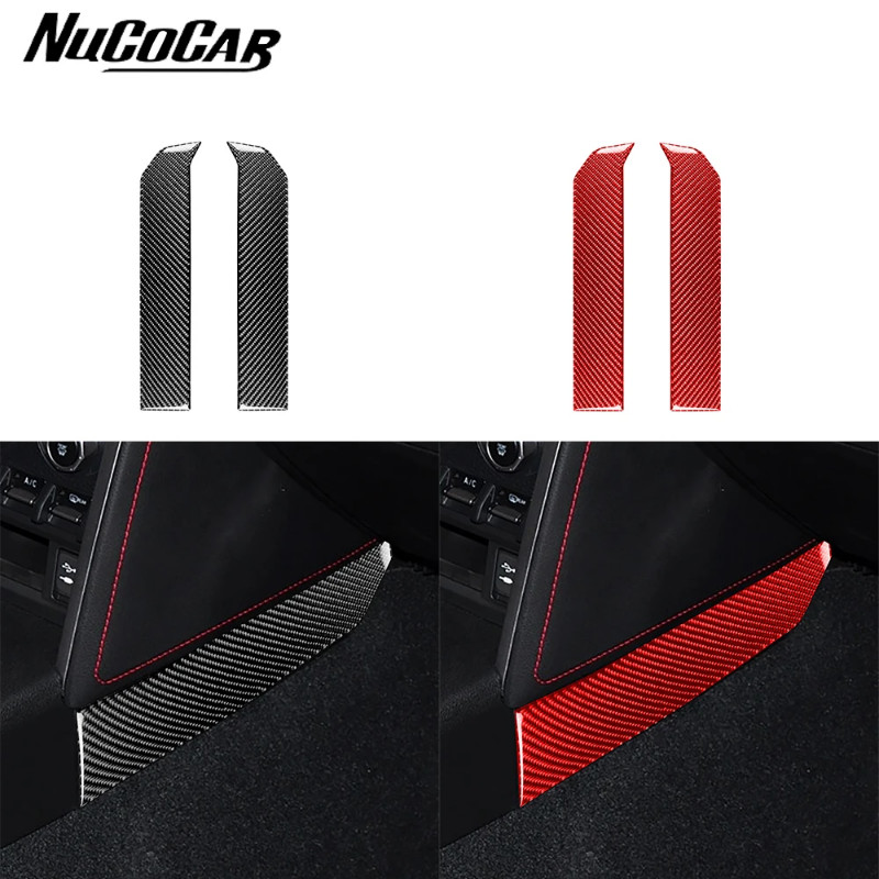 For Subaru BRZ Toyota 86 GT86 17-19 Carbon Fiber Floor Console Side Cover Sticker Car Interior Acce