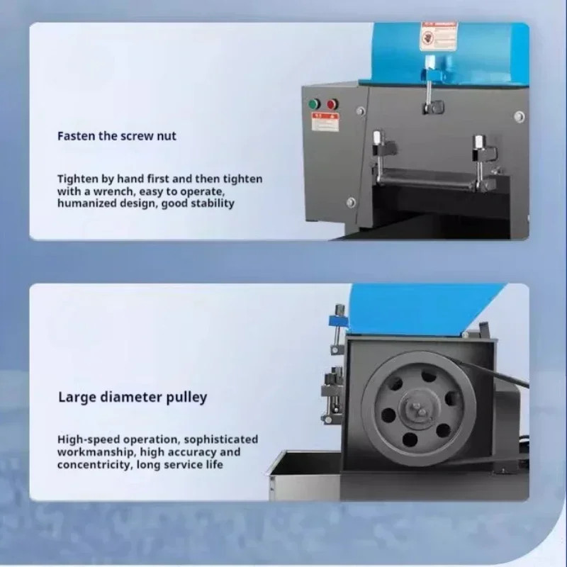 Plastic Pellet Cutting Machine Plastic Shredder PVC/Pipe Plastic Bottle Crushing Machine Industrial