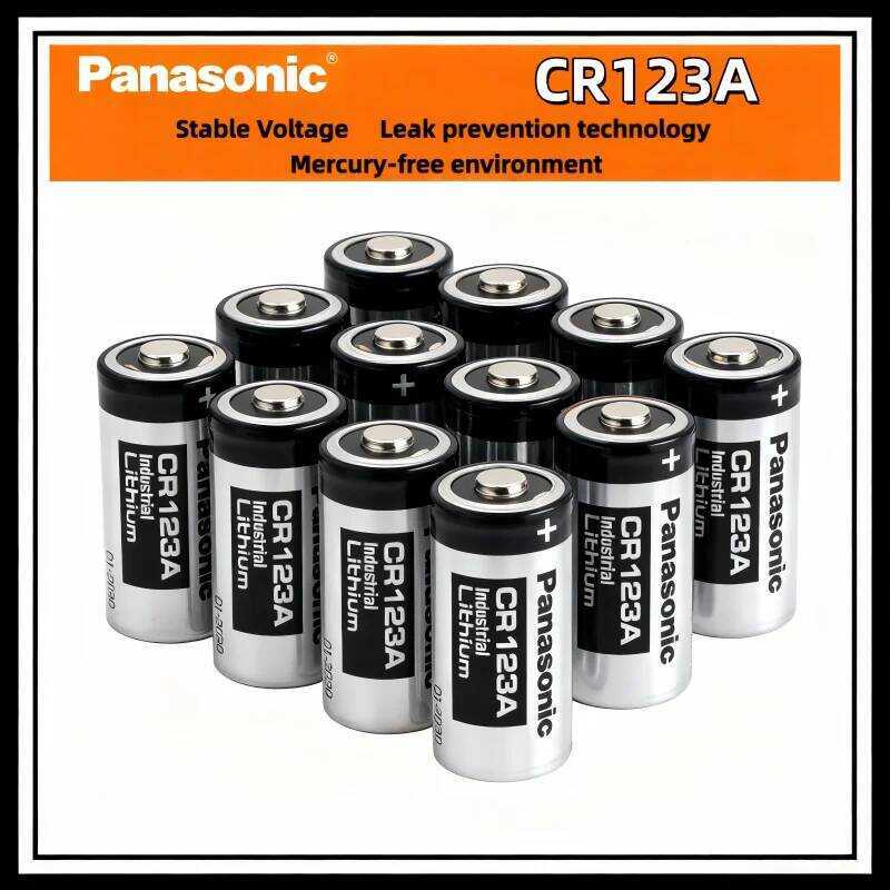 C 1-10Pcs 3V Cr123a Lithium Battery Original For Arlo Camera Dl123a El123a Cr17345 123A 123 Battery