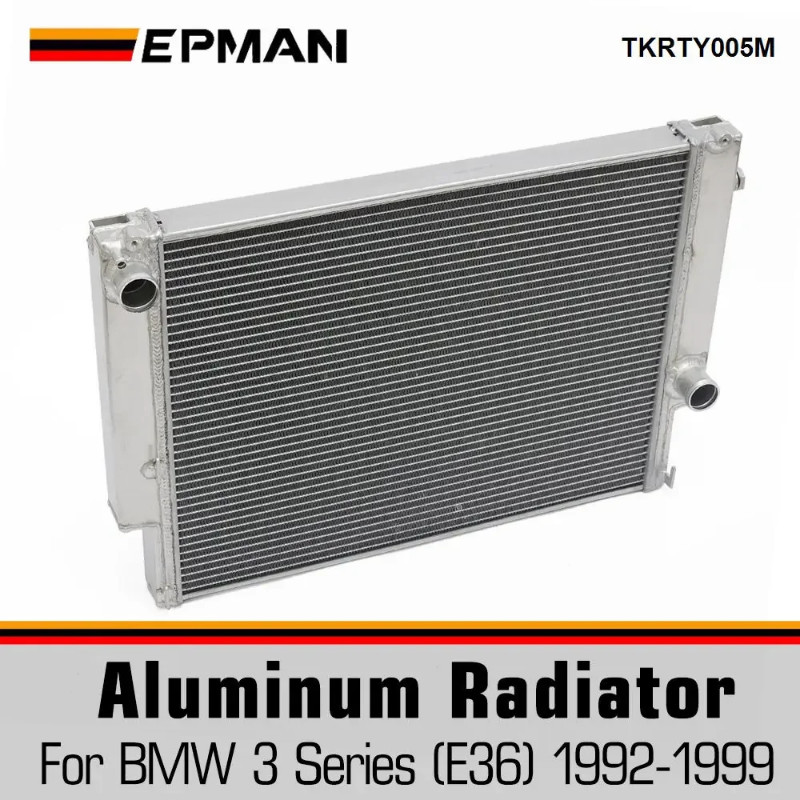 EPMAN Racing For 1988-1999 BMW E36 E30 Z3/325i/320i/323i/328i M3 MT 2 Row Performance Aluminum Radi