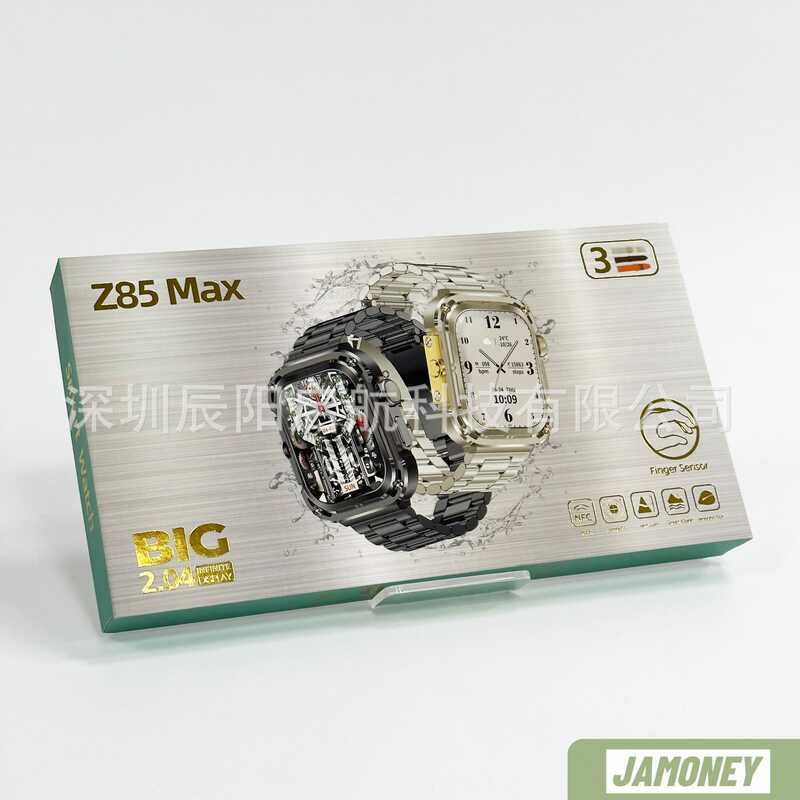 สมาร์ทวอทช์ Z85 Max แบบส่วนตัว พร้อมสายพันธุ์สาม สำหรับคนชอบออกกำลังกาย