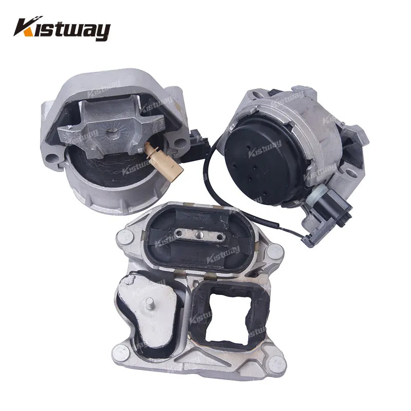 Electric Hydraulic Engine Gearbox Mount Kit For Audi A6 C7 S6 A7 2.5L 2.8L 3.0T Quattro V6 4G019938