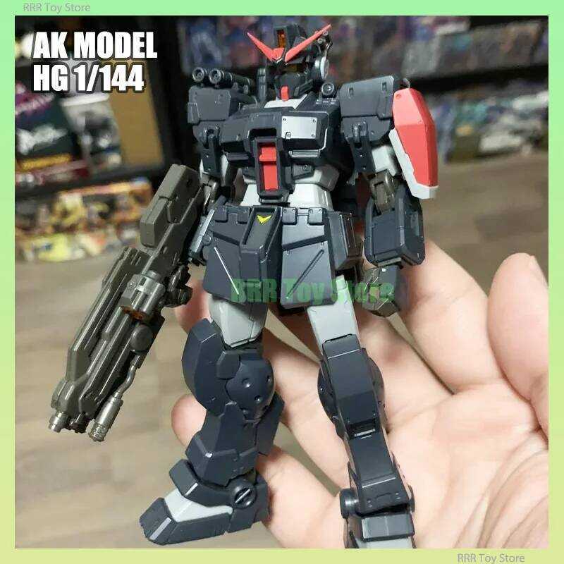 AK Model 1/144 HG RGM-79S GM Spartan Black Dingo Assembly Model Kit Action Figure Customized Plasti