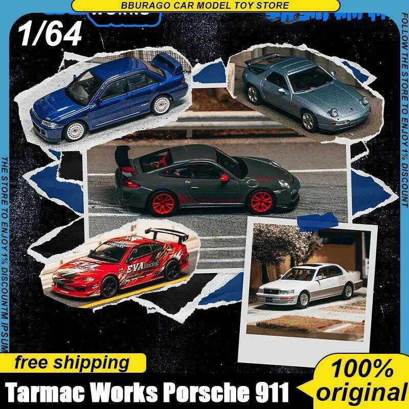 C Pre-Sale Of New Products Tarmac Wor 1:64 Sep 2026 11 28 Ls400 Evo II S15 Diecast Toy Kid Boy Gift