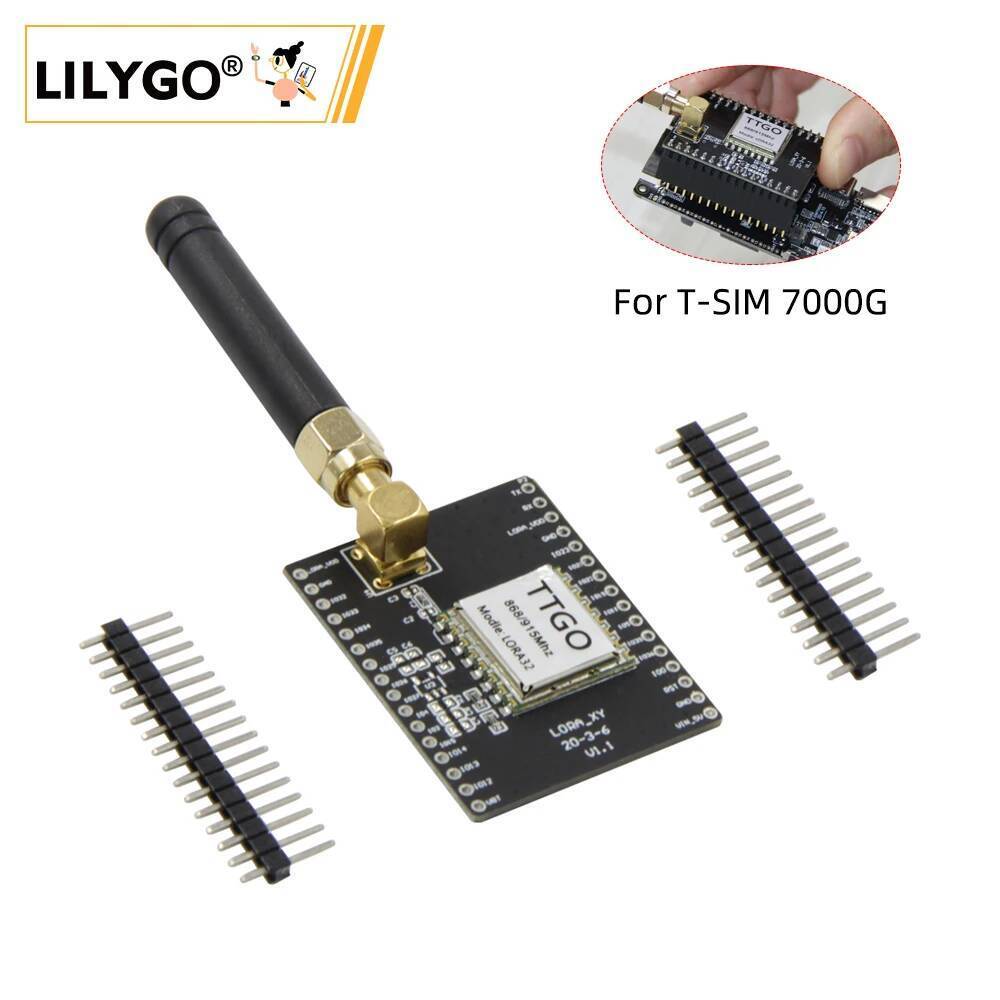 ลิลลี่โก® TTGO อุปกรณ์เสริม Shield LoRa 868/915 Mhz สําหรับ T-SIM7000G ESP32-WROVER-B บอร์ดพัฒนา