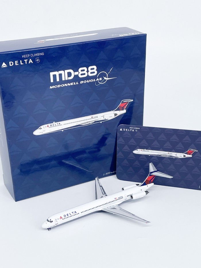 1: 400 TAAA Airways MD-88 Airliner N999DN เครื่องบินรุ่นโลหะผสมคอลเลกชัน NG