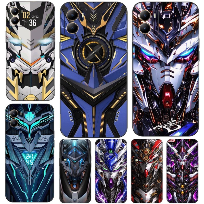 ล่าสุดมีสไตล์และเย็นหุ่นยนต์ (R16) สําหรับ Vivo Y75 Y77 Y77T Y78M Y78 Plus Y78 Y81 Y81s Y91C Y95 Y93