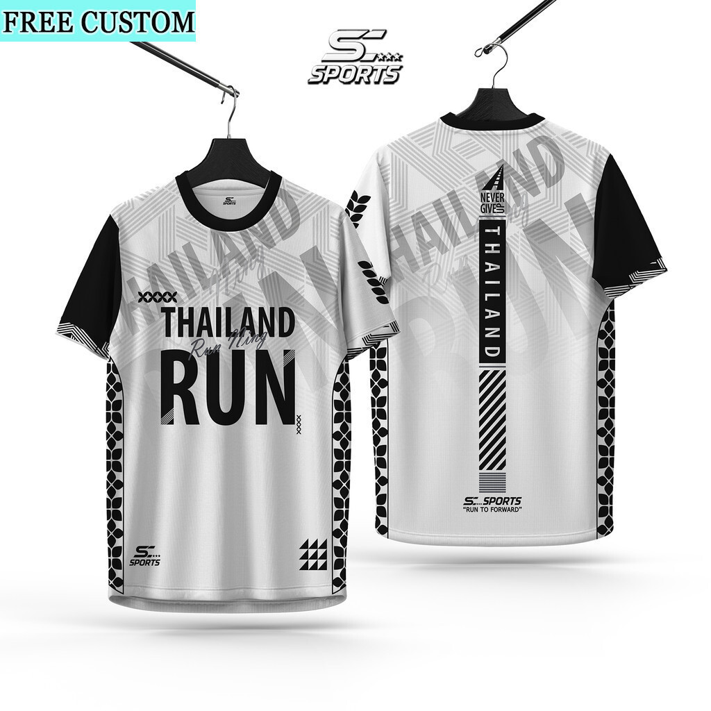SC Sports Jersey พิมพ์ลายไทย แห้งเร็ว สวมใส่สบาย สำหรับทุกเพศ