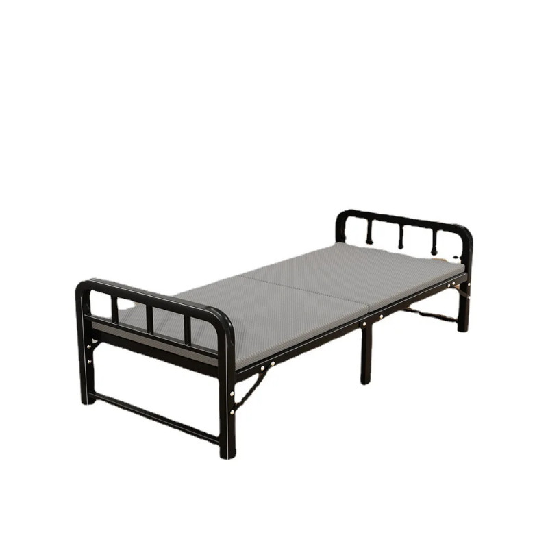 Home Wrought Iron Sofa Simple Modern Leisure Double Sofa Bed Rental Room Folding Bed Lunch Bed Sofa