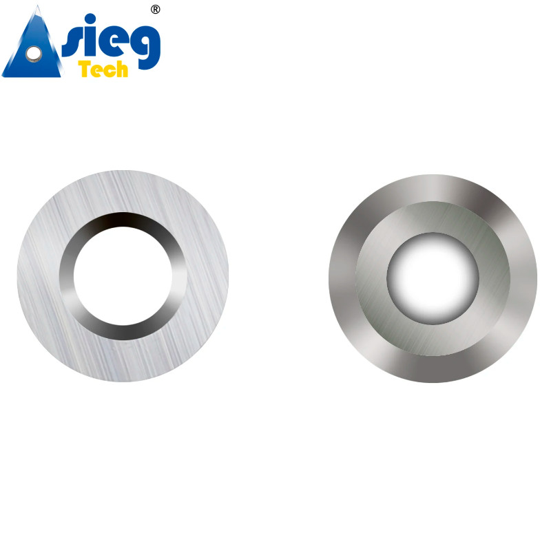 11mm×4mm-15 Degree Carbide Insert Cutters Blades Round for Woodturning Tool Finisher Woodworking La