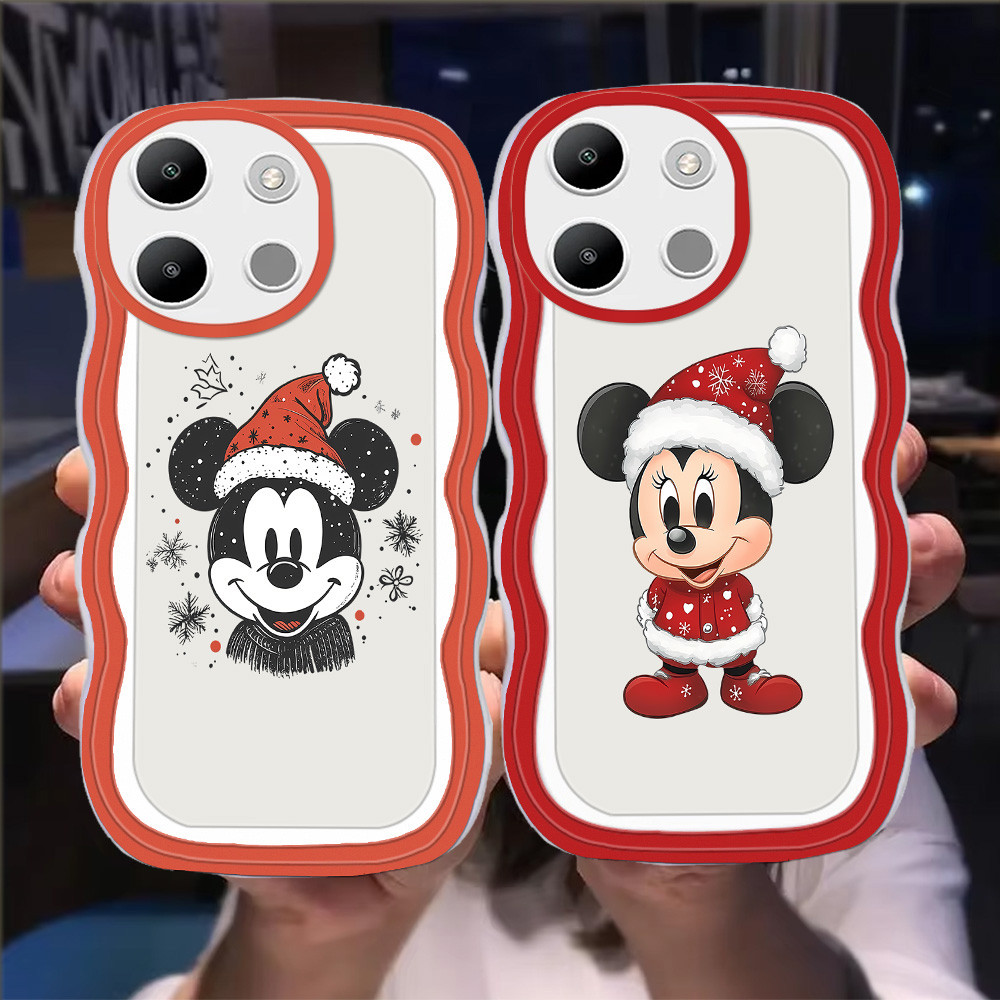 S-39 คริสต์มาส Mickey สําหรับ Xiaomi Redmi 15C หมายเหตุ POCO M6 13 M7 13C Pro Plus 5G TPU โปร่งใส