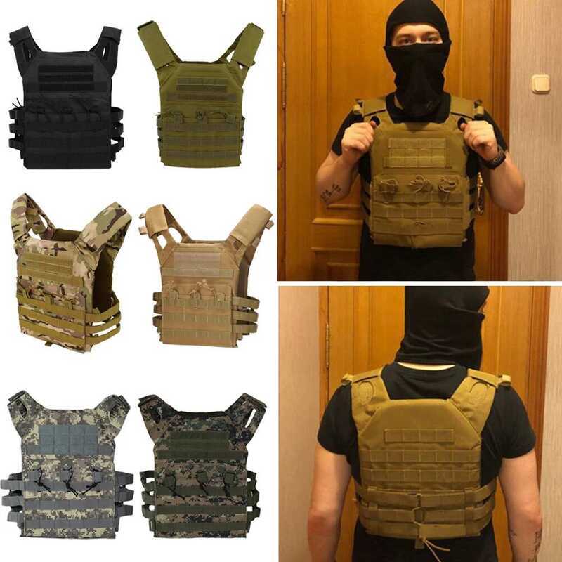C Tactical Vest Waterproof Outdoor Armor Lightweight JPC Molle Plate Carrier Hunting Vest CS Game J