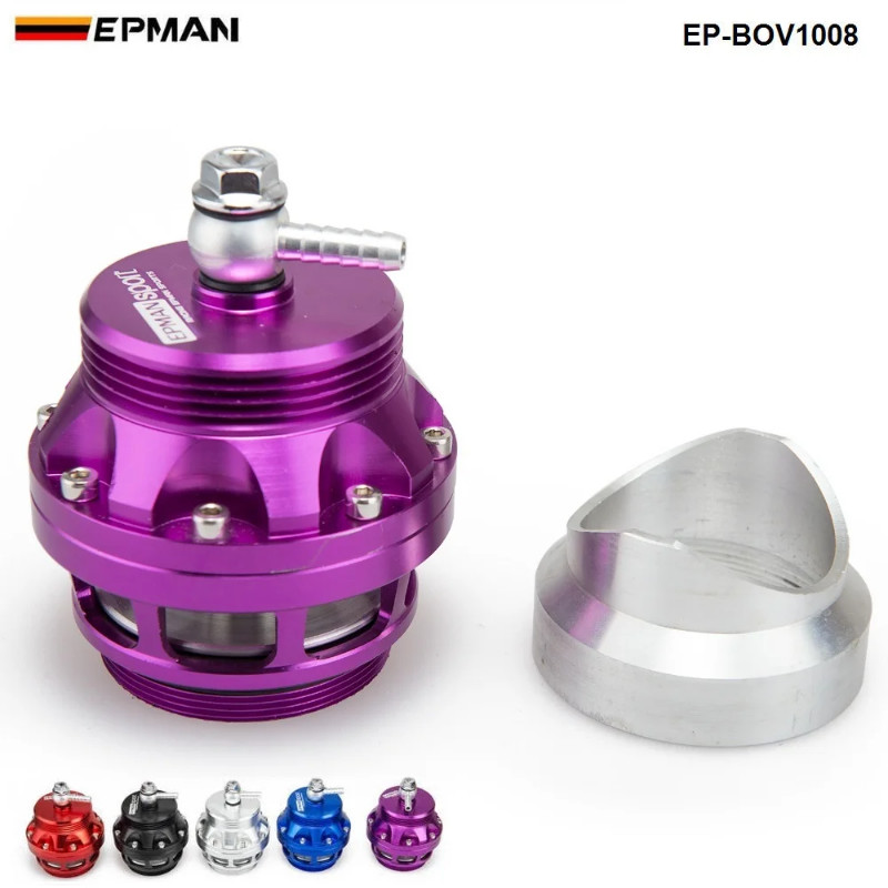 Universal 50mm Racing Blow Off Valve BOV Turbo With Aluminium Flange For VW For Audi Blow Dump / Bl