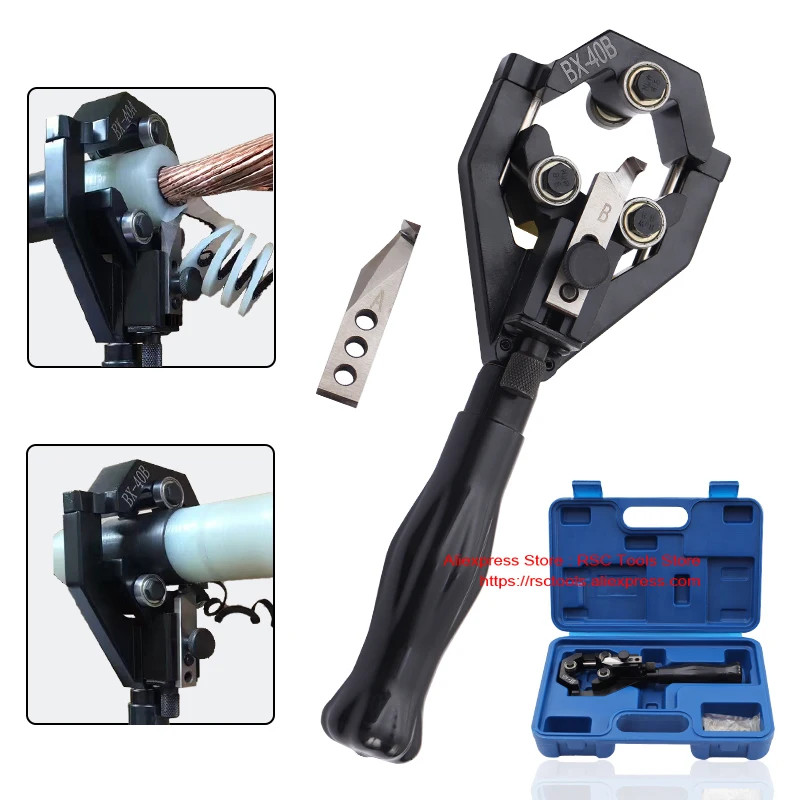BX-40A Cable Stripper, Multifunctional Cable Stripping Tool BX-40B Cable Stripper for 10KV Cable St