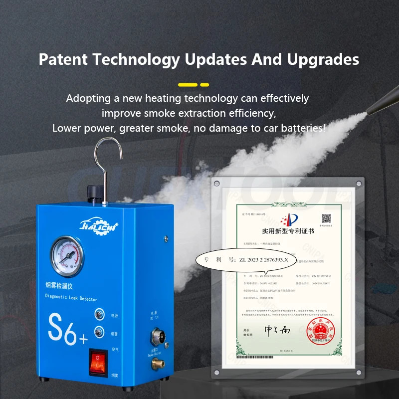 Car Smoke Leak Detector Automotive Smoke Machine Motorcycle Fuel Pipe System Vacuum Test  Analyzer