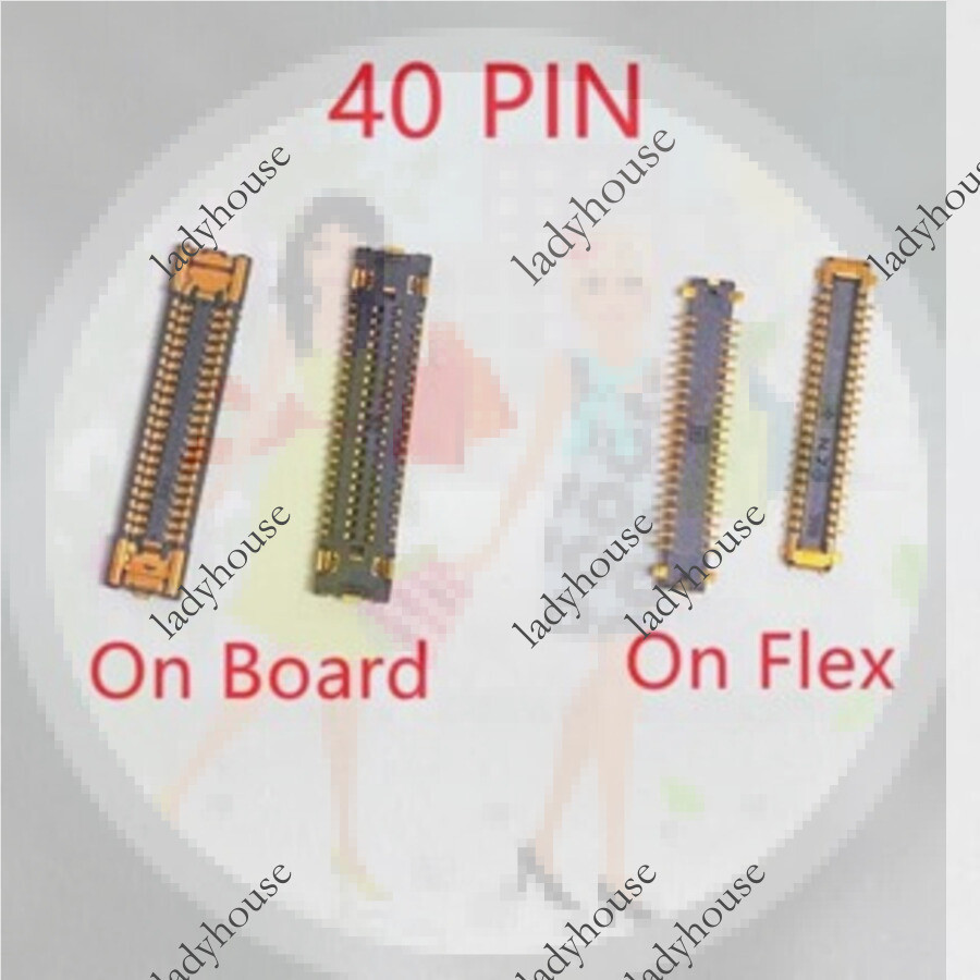 2-10 ชิ้นจอแสดงผล LCD หน้าจอ Flex FPC Connector 40Pin สําหรับ Samsung Galaxy M51 M515 M515F S20 FE S20FE 5G G7810 G781 ปลั๊กบน Board