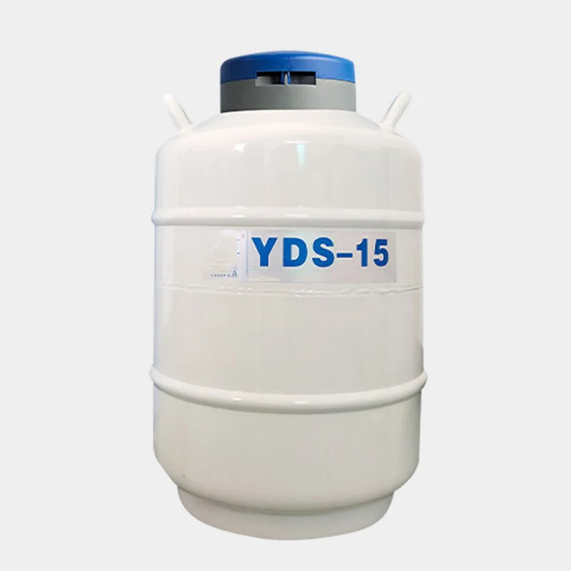 YDS-15-80 Storage Type Liquid Nitrogen Tank 16L/80MM Low Temperature Liquid Nitrogen Tank Sealed Le