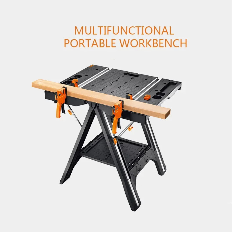 WX051 Multifunctional Portable Woodworking Saw Table Fast Fixing Saw Frame Folding Table Handheld C