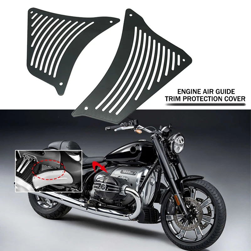 Fit For BMW R18 R 18 Classic R18 B Transcontinental 2020 2021 2022 2023 Motorcycle Engine Air Guide