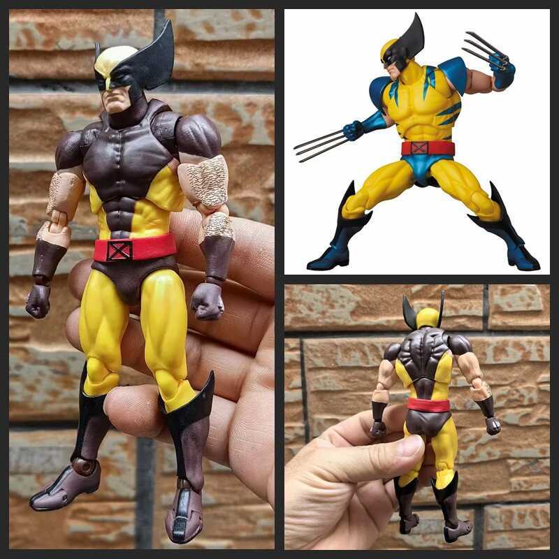 X-Men Comics Classic King Kong Wolf Battle Suit Logan MAF096 Action Figure เครื่องประดับ Boxed Figur