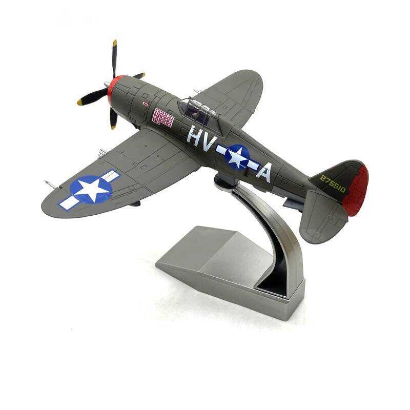 C JASON TUTU Diecast Metal 1/72 Scale American P-47 Thunderbolt Thunderbolt Fighter Military Model