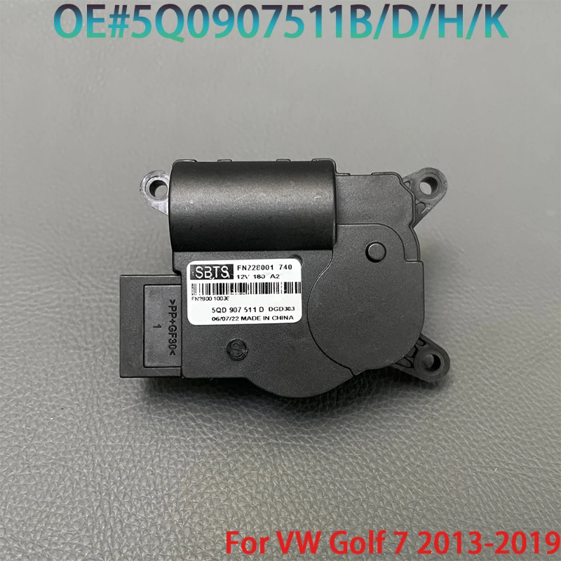 5PIN Air Conditione Damper Actuato For VW CC Golf 7 Audi A3 Q3 2013-2019 5Q0907511D 5Q0907511H 5WA9