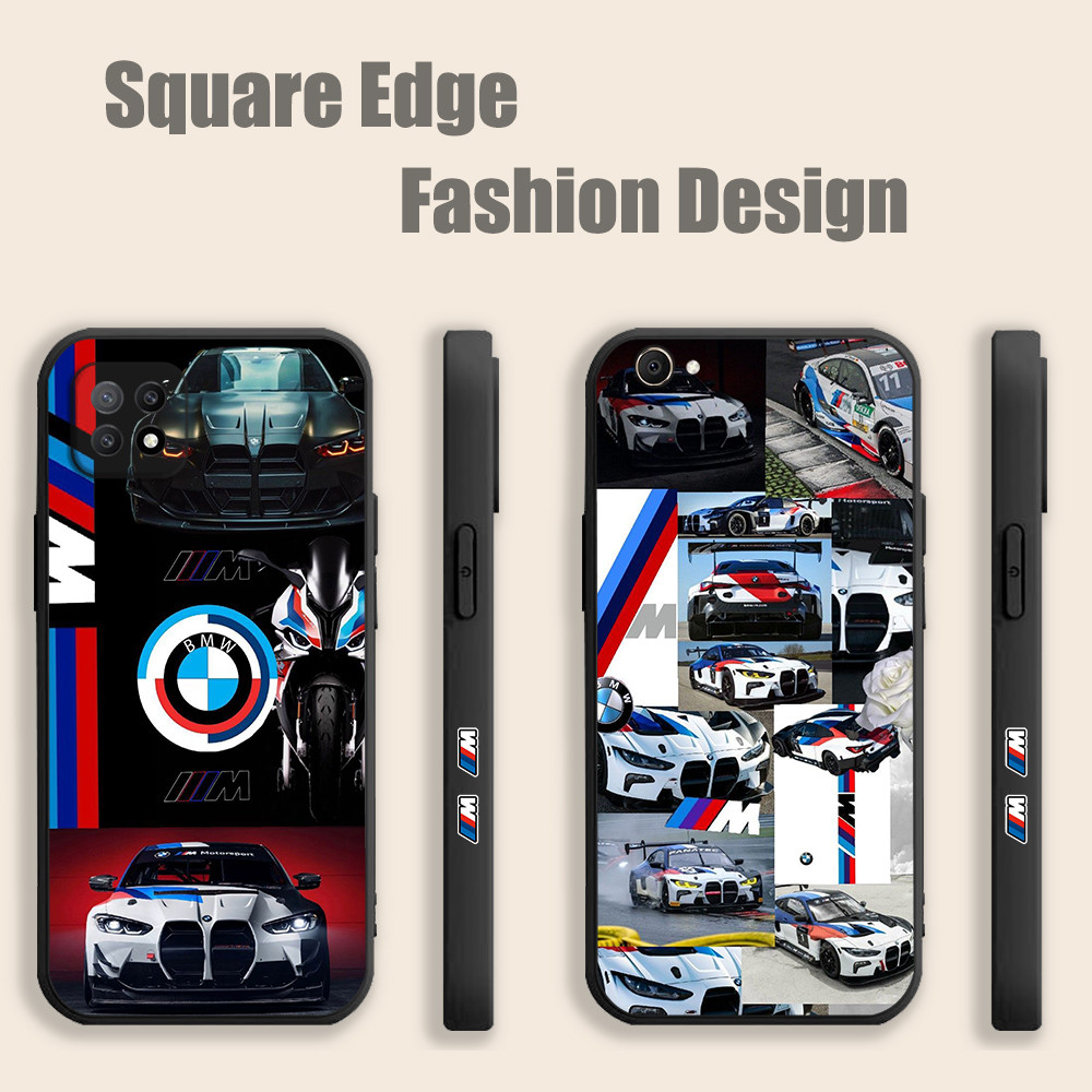 ปลอกสําหรับRealme C75 4G 14 Pro Plus 5Gหมายเหตุ 60 14 C61 Bmw M4 Gt4 ZDK20 เคสโทรศัพท์สแควร์ขอบ