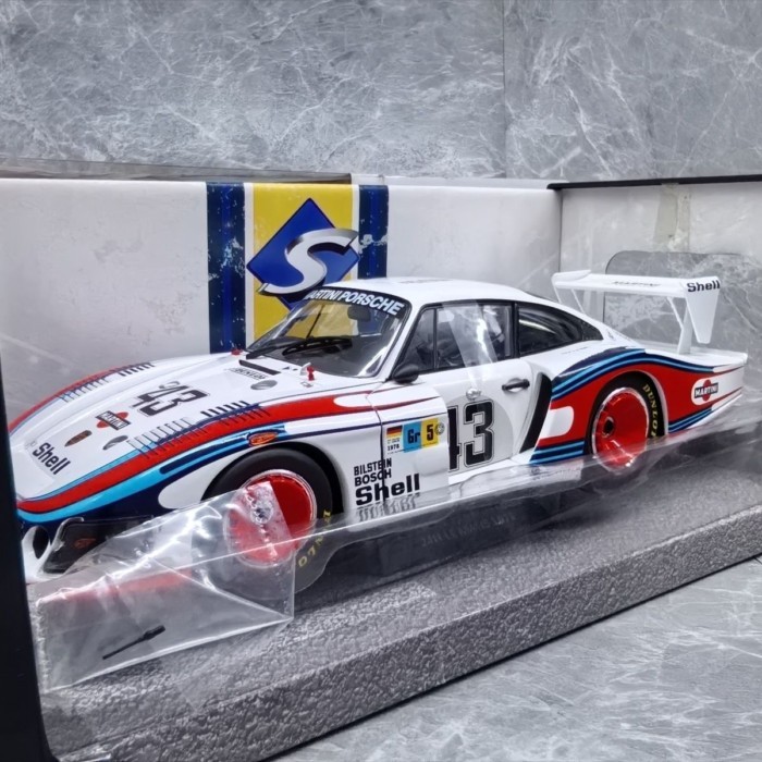 SOLIDO 1/18 Porsche 935 1978 #43 รถปอร์เช่อัลลอย รุ่น LE MANS