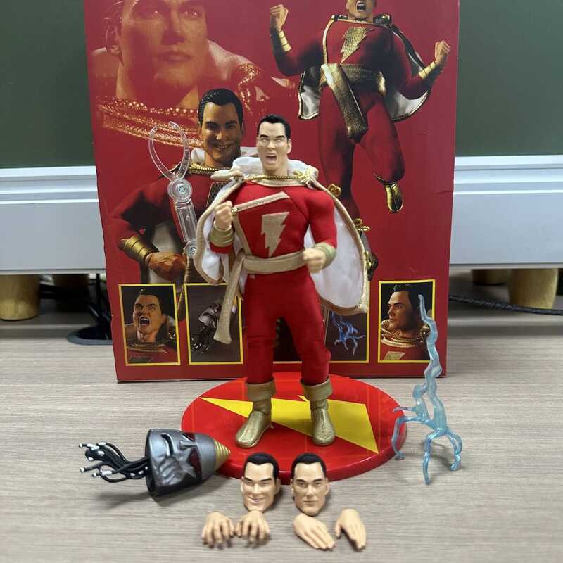 C Shazam 6 Inches Action Figure Model Boys Room Ornament Collectible Toys Fig Kids Birthday Gift In
