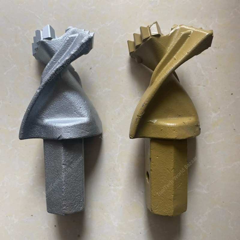 Spiral drill pipe center drill point special tower type positioning type center alloy tooth superha