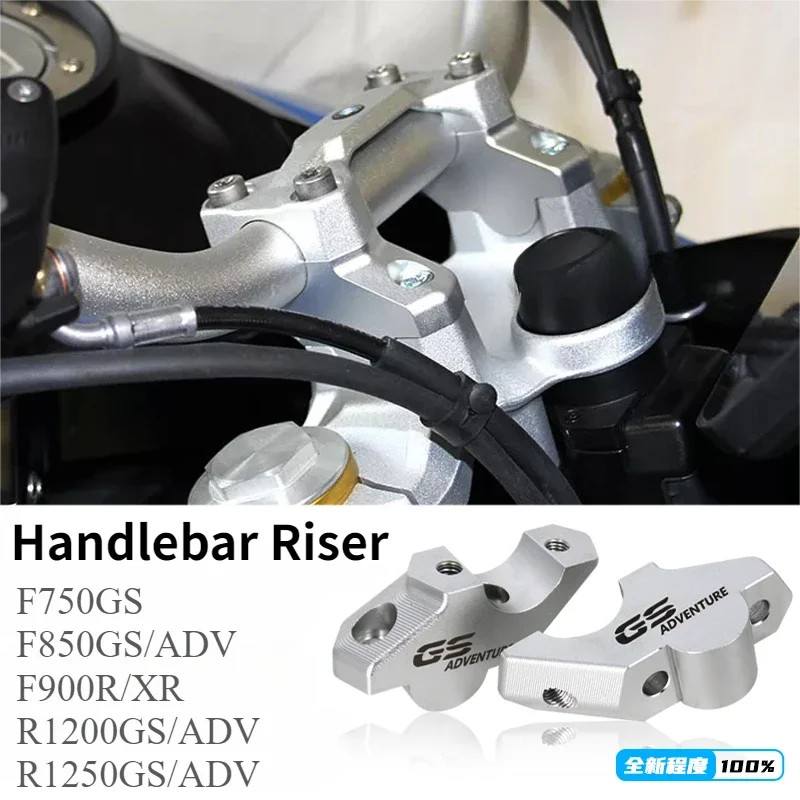 FOR BMW F750GS F850GS F850ADV F900XR F900R R1200GS R1200ADV R1250GS R1250ADV CNC Handlebar Riser He