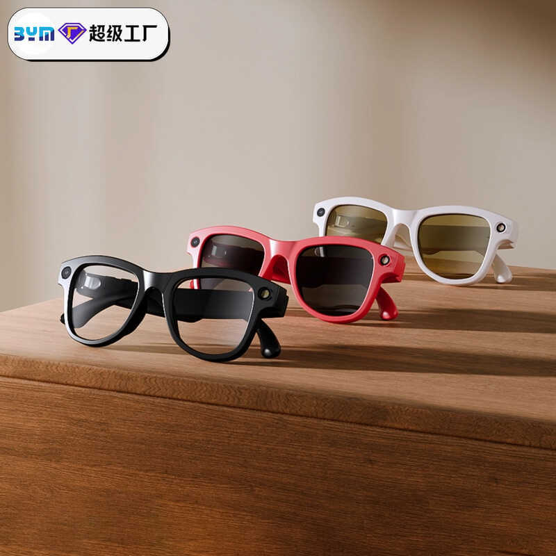 แว่นตาอัจฉริยะ WiFi พร้อมฟังก์ชัน AI การแปลและกล้อง 800 วัตต์ พิกเซล