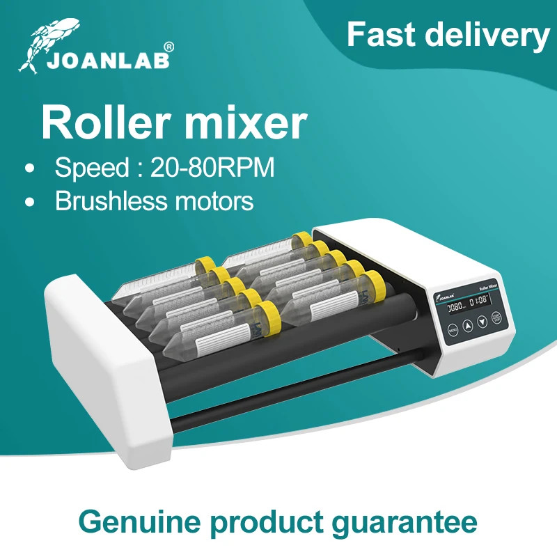 JOANLAB Roller Mixer Laboratory Equipment Digital Adjustable Horizontal Rotator Medical Blood Mixer